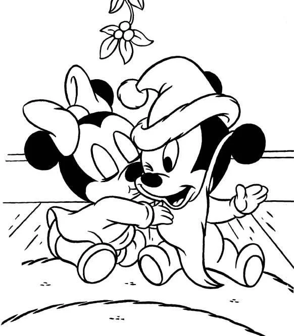 Desenhos de Natal Da Disney Para Colorir 54