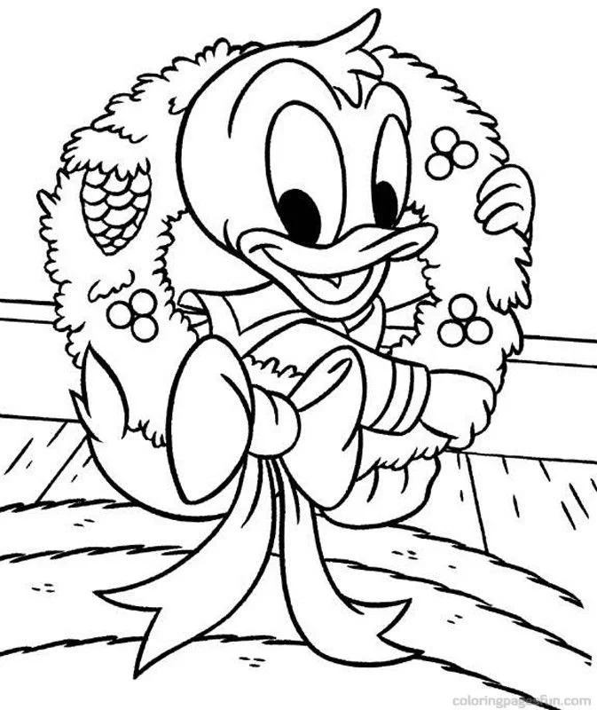 Disney Weihnachts-Ausmalbilder 55
