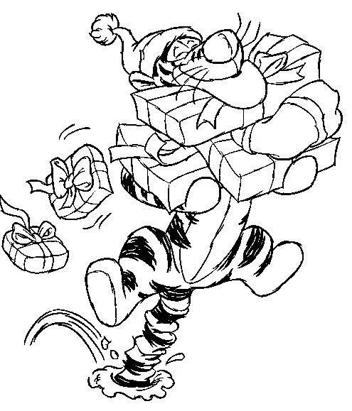 Desenhos de Natal Da Disney Para Colorir 57