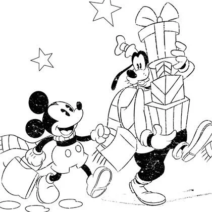 Desenhos de Natal Da Disney Para Colorir 60