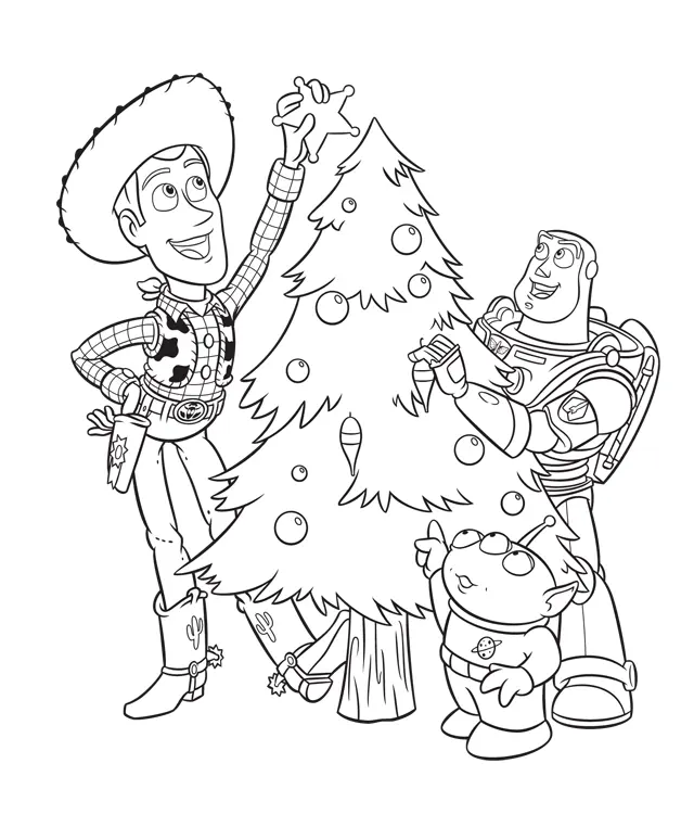 Desenhos de Natal Da Disney Para Colorir 64