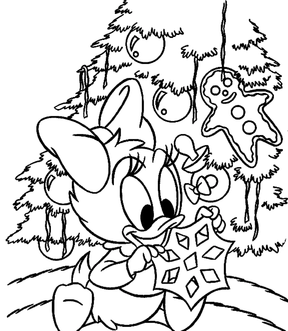 Disney Weihnachts-Ausmalbilder 9
