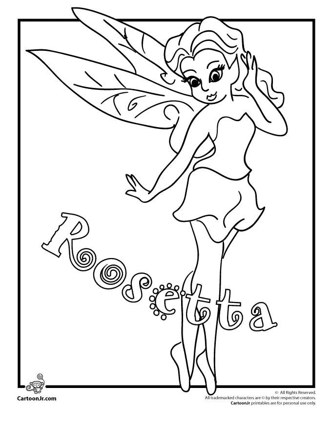 Desenhos de As Fadas Da Disney Para Colorir 33