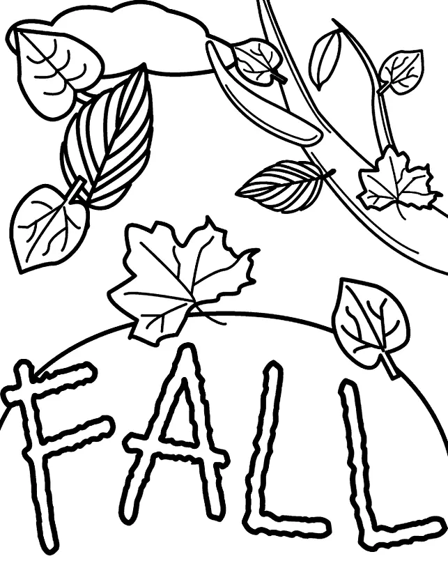 Disney Fall Coloring Pages 3