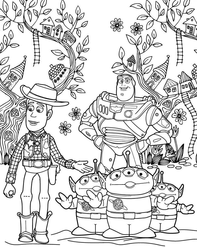 Disney for Adults Coloring Page