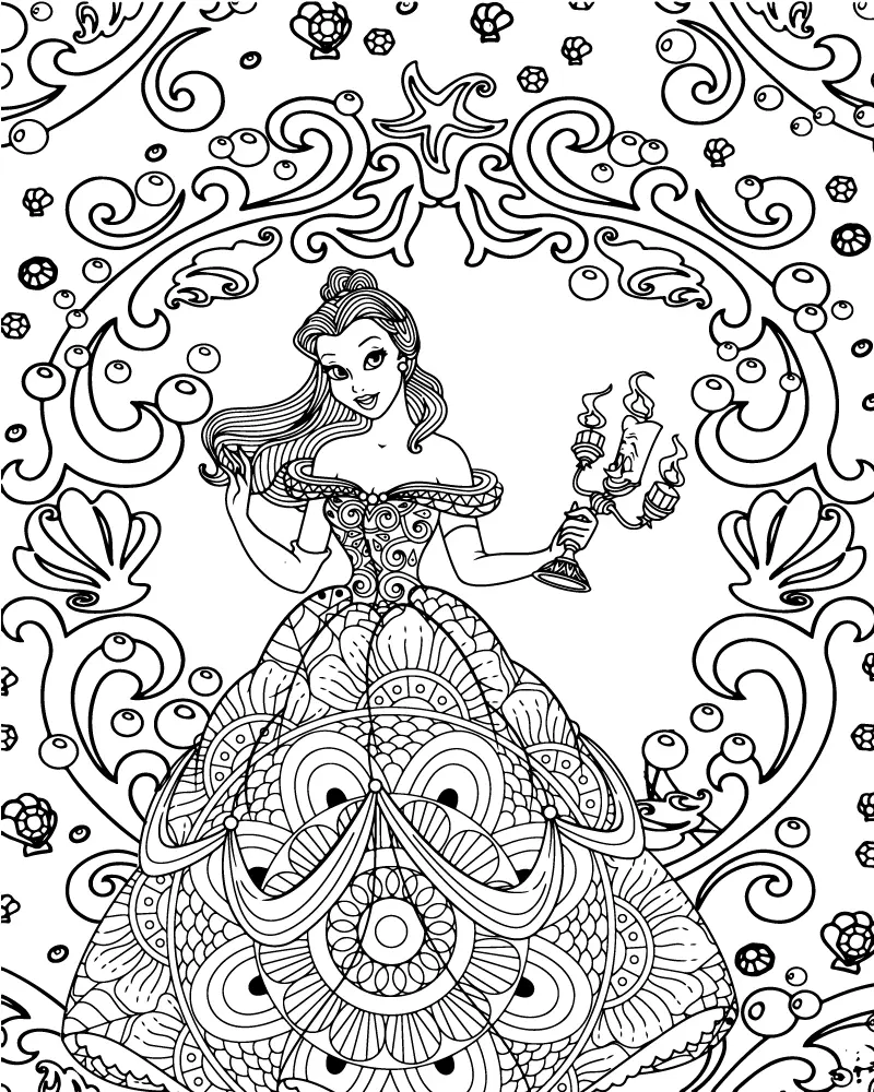 Disney Para Adultos Para Colorear 7