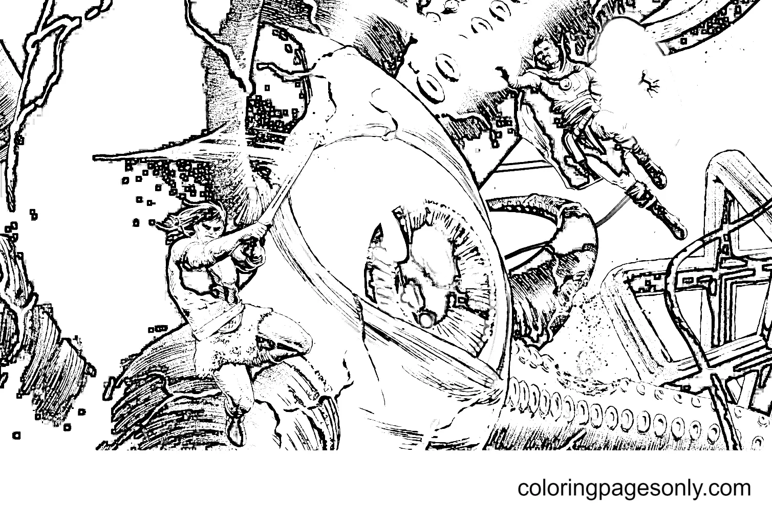 Desenhos de Doutor Estranho Ii Para Colorir 11