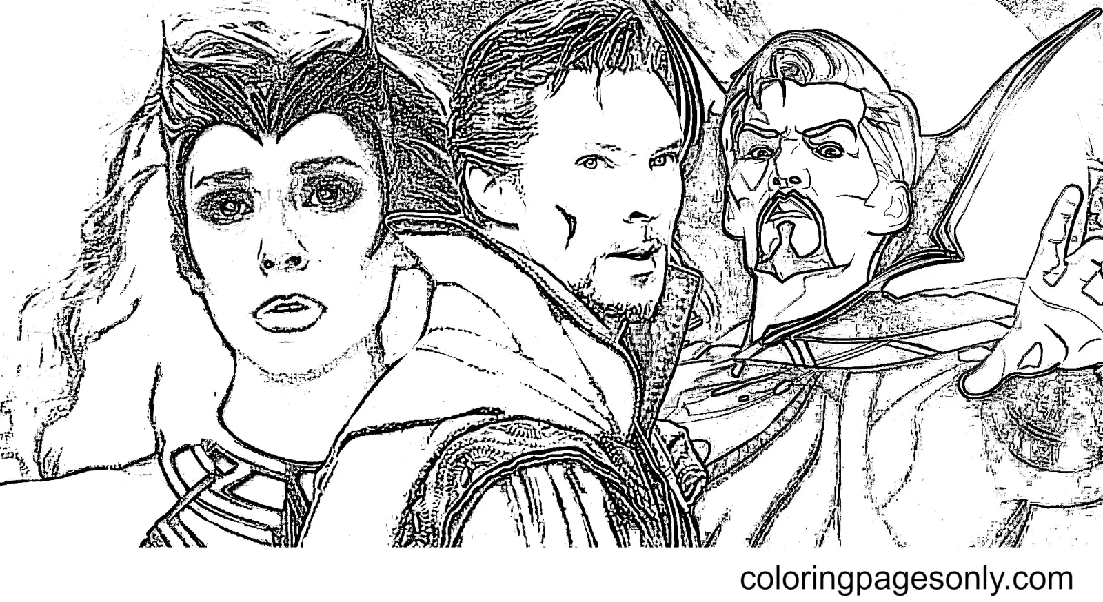 Desenhos de Doutor Estranho Ii Para Colorir 2