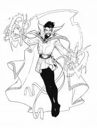 Doctor Strange II Coloring Pages 21