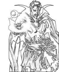 Doctor Strange II Coloring Pages 38
