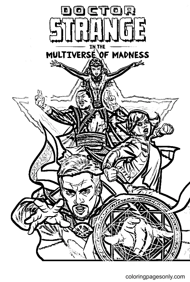 Doctor Strange II Ausmalbilder 4