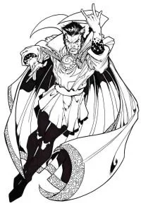 Doctor Strange II Coloring Pages 42