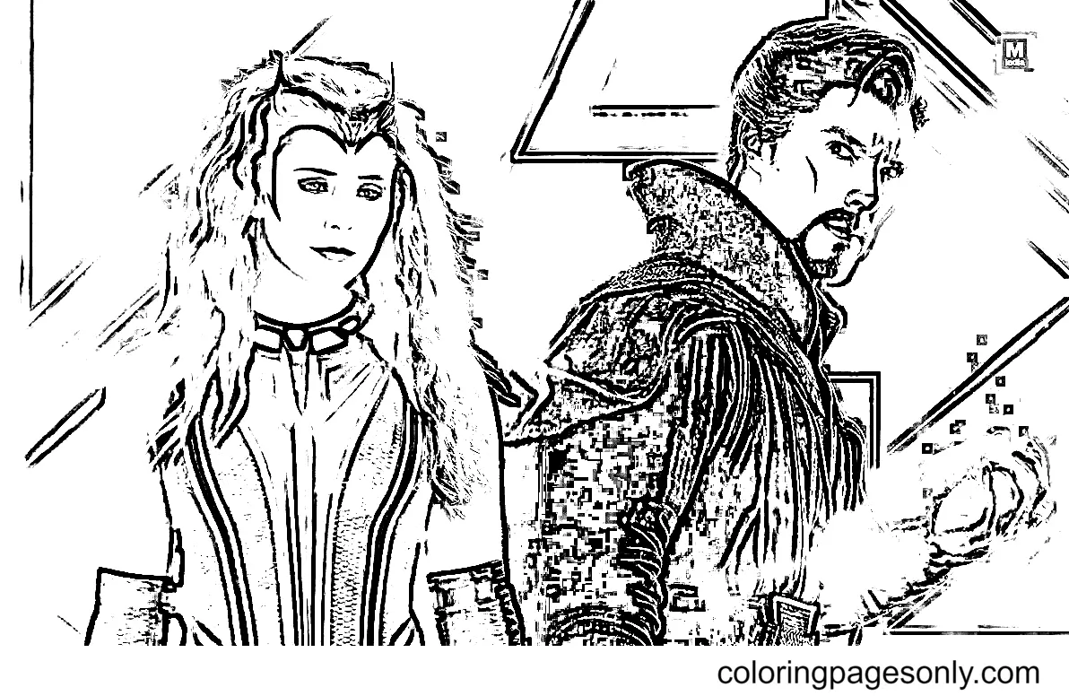 Doctor Strange II Coloring Pages 6