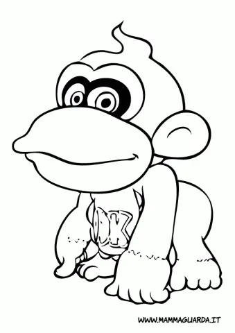 Donkey Kong Ausmalbilder 21