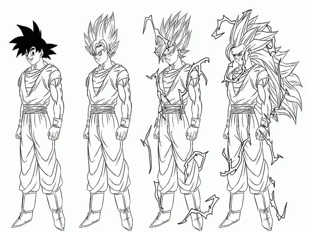 Dragon Ball Z Coloring Pages 1