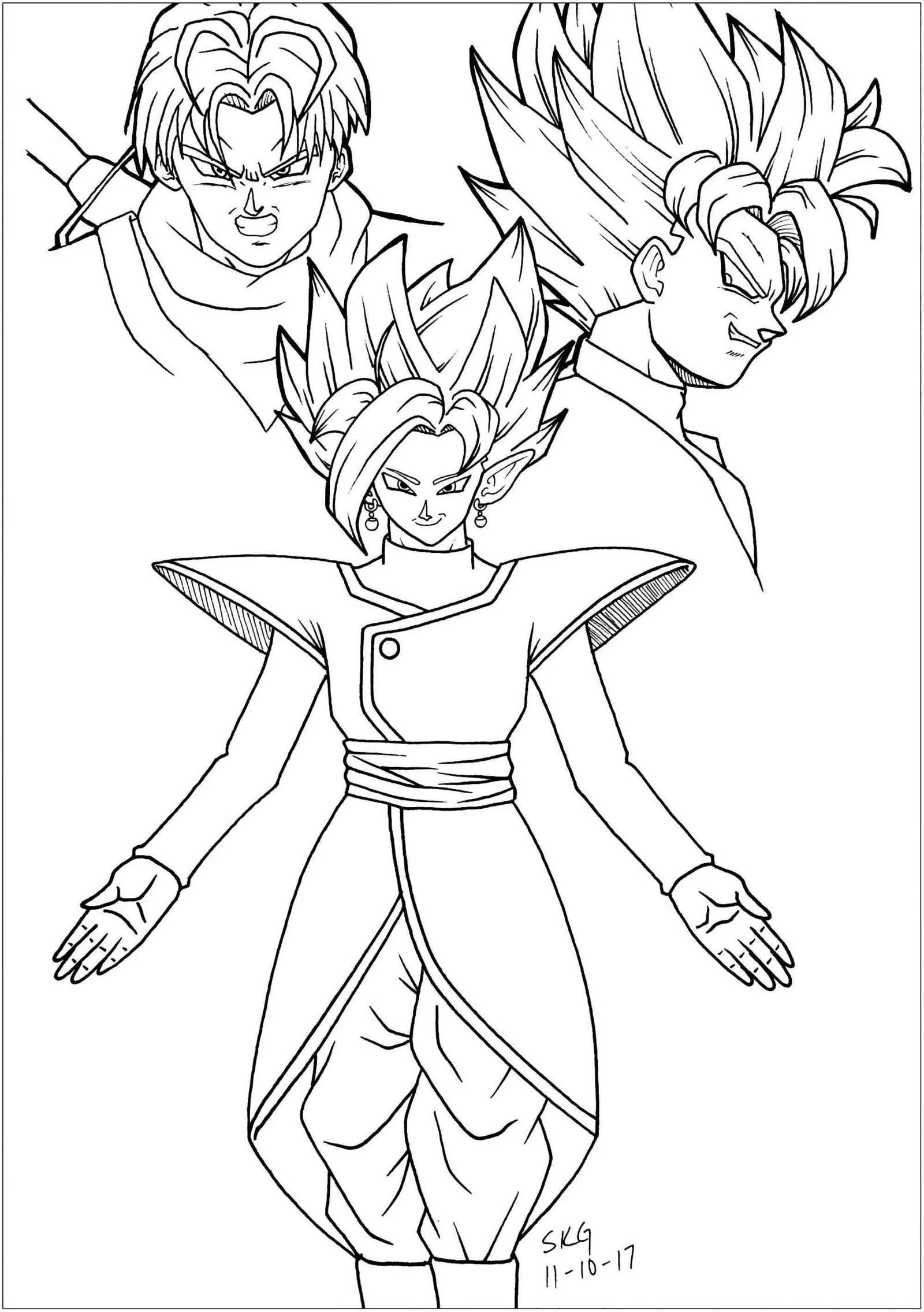 Dragon Ball Z Coloring Pages 2