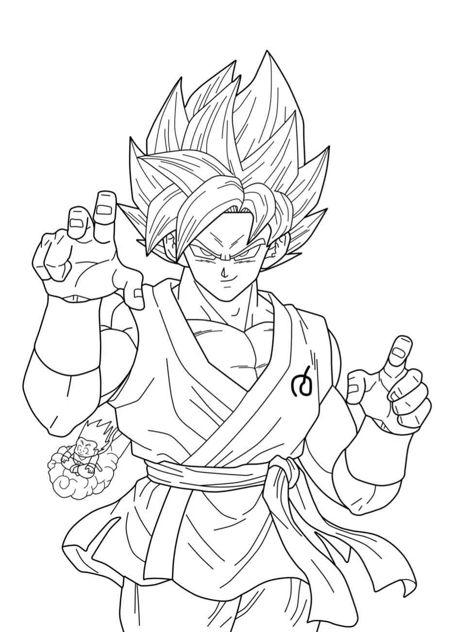 Dragon Ball Z Coloring Pages 38
