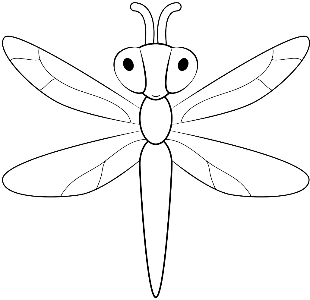 Libellen Ausmalbilder 3