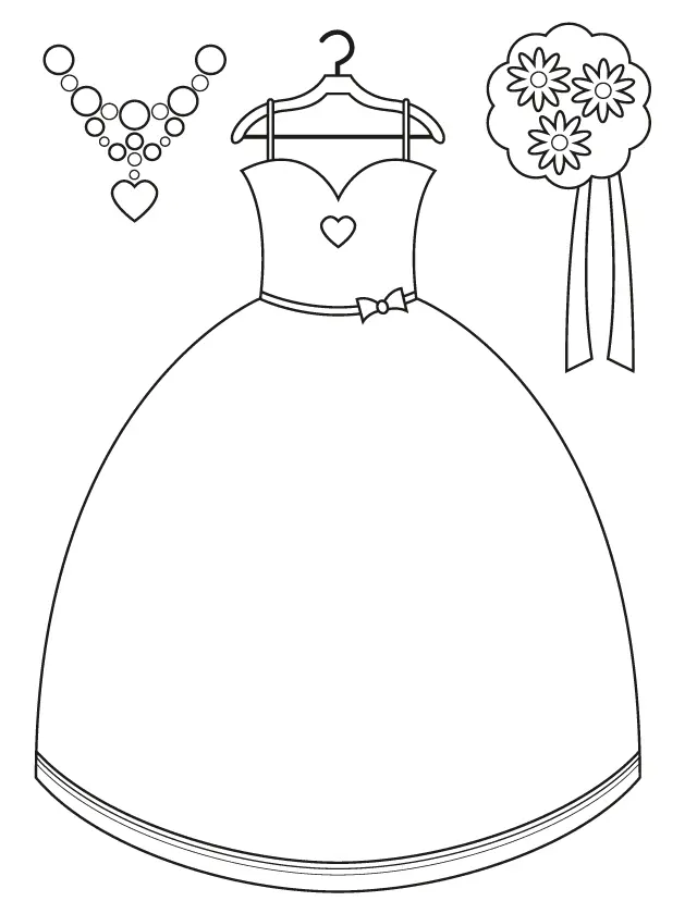 Dress Coloring Pages 31