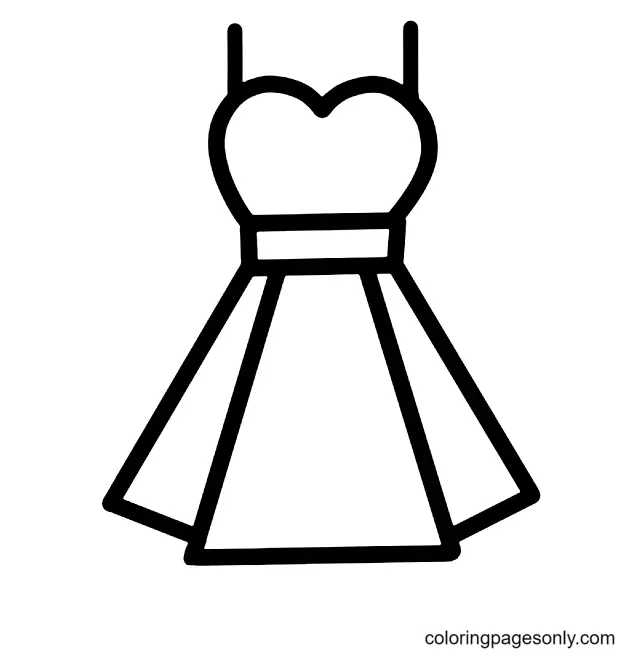 Dress Coloring Pages 49