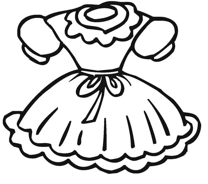 Desenhos de Dress Para Colorir 51