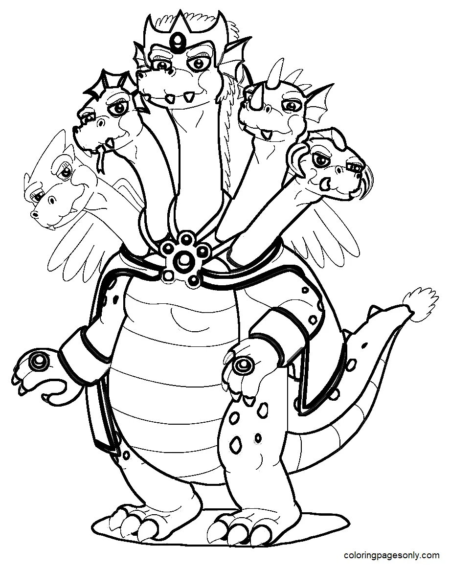 Desenhos de Dungeons e Dragons Para Colorir 21