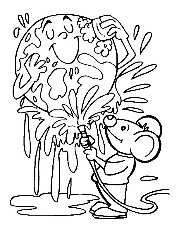 Earth Coloring Pages 19