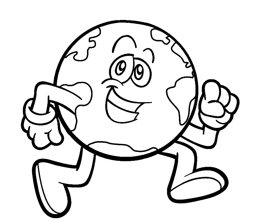 Earth Coloring Pages 9