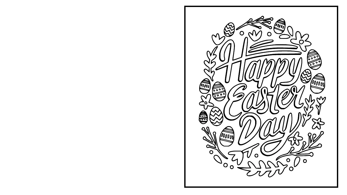 Desenhos de Cartoes de Pascoa Para Colorir 40