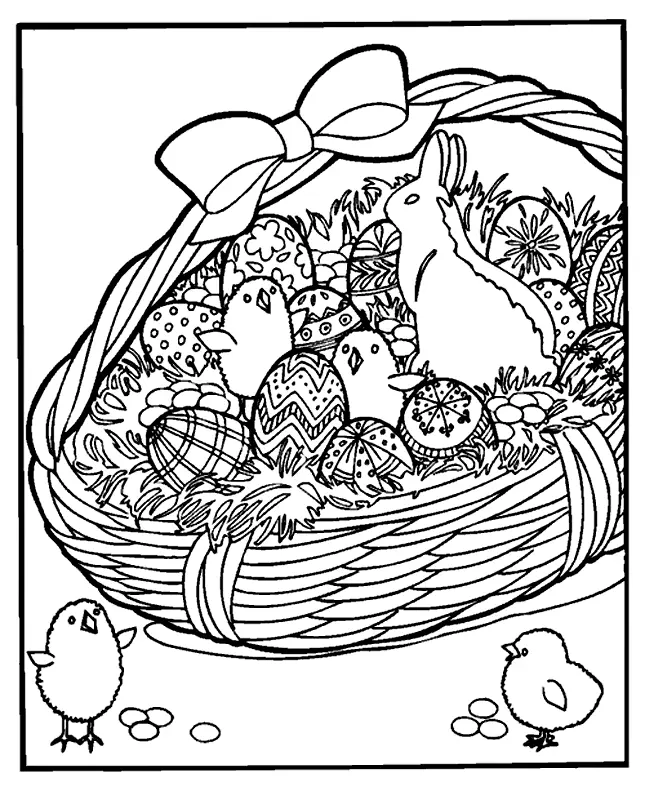 Easter Coloring Pages 297