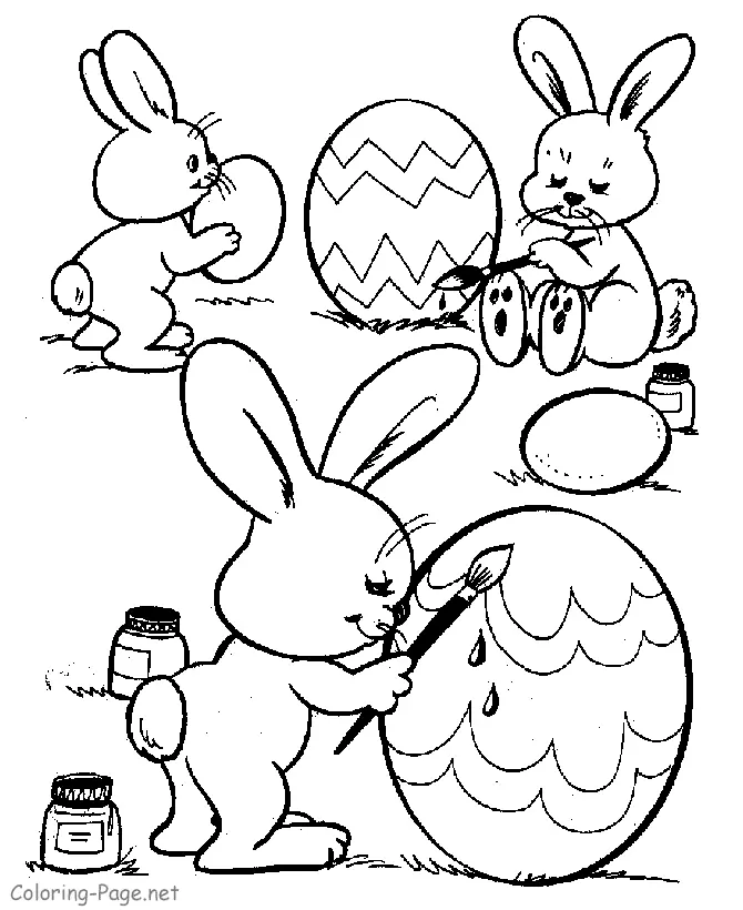 Easter Coloring Pages 3