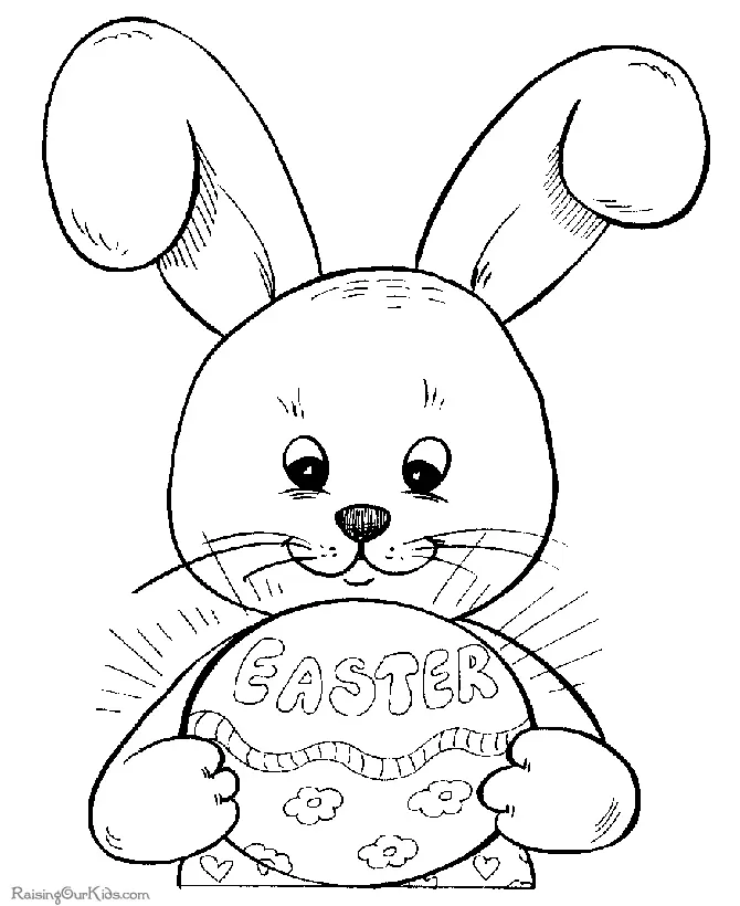 Easter Coloring Pages 8