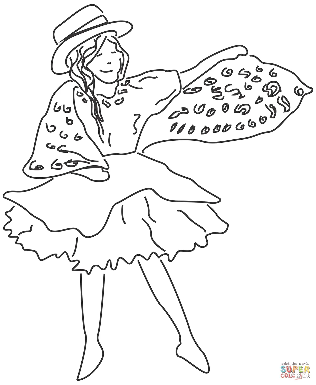 Ecuador coloring pages 2