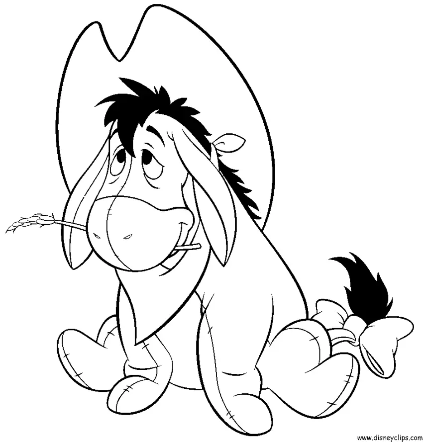 Eeyore Coloring Pages 17