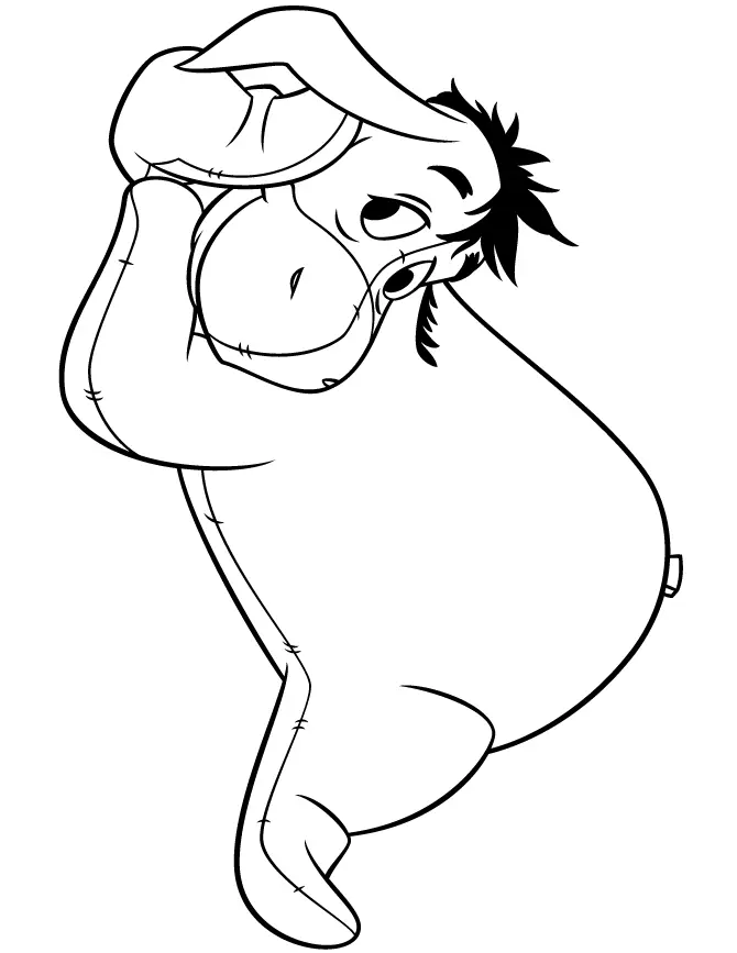 Eeyore Coloring Pages 18