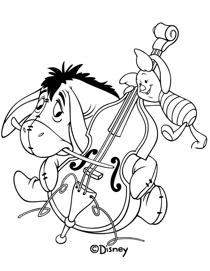 Eeyore Coloring Pages 21
