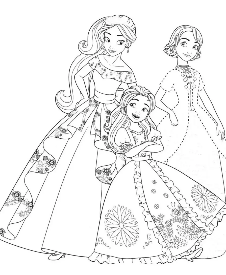 Elena von Avalor Ausmalbilder 1
