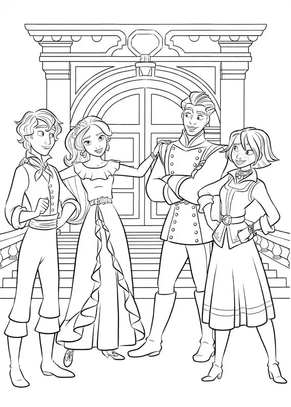 Elena of Avalor Coloring Pages 19