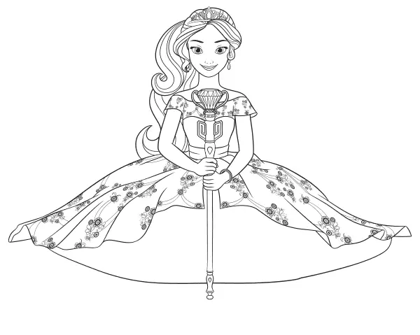 Elena von Avalor Ausmalbilder 28