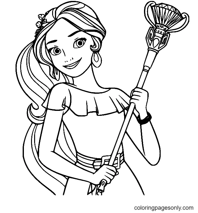 Elena von Avalor Ausmalbilder 3