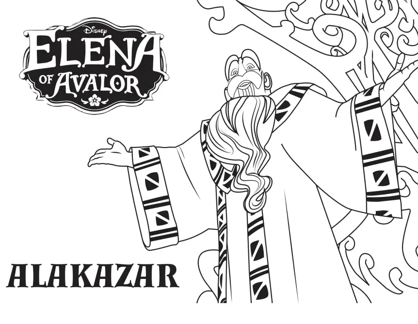 Elena of Avalor Coloring Pages 49