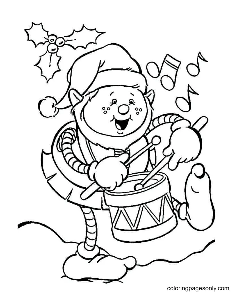 Desenhos de Duende Para Colorir 59
