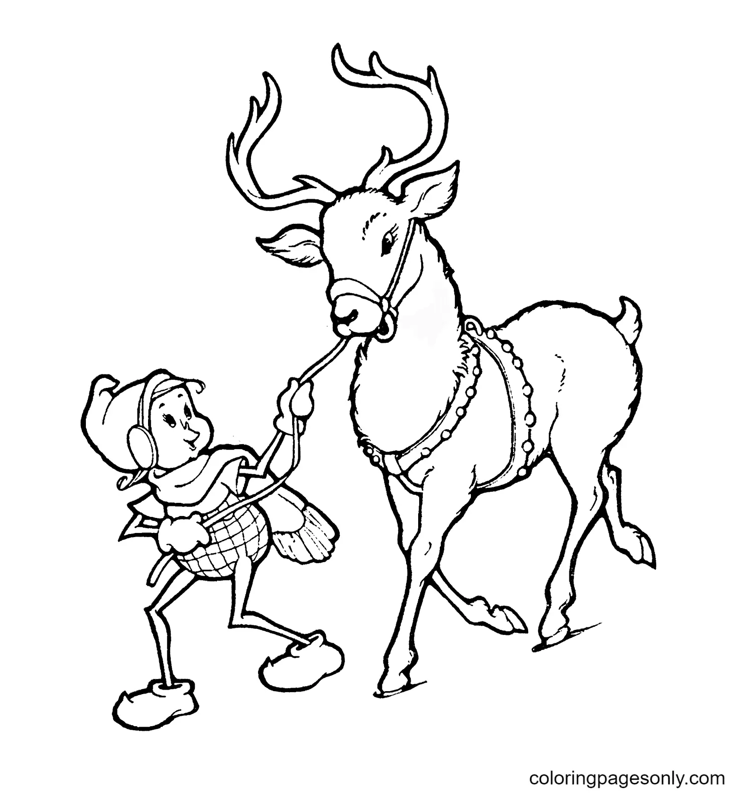 Desenhos de Duende Para Colorir 63