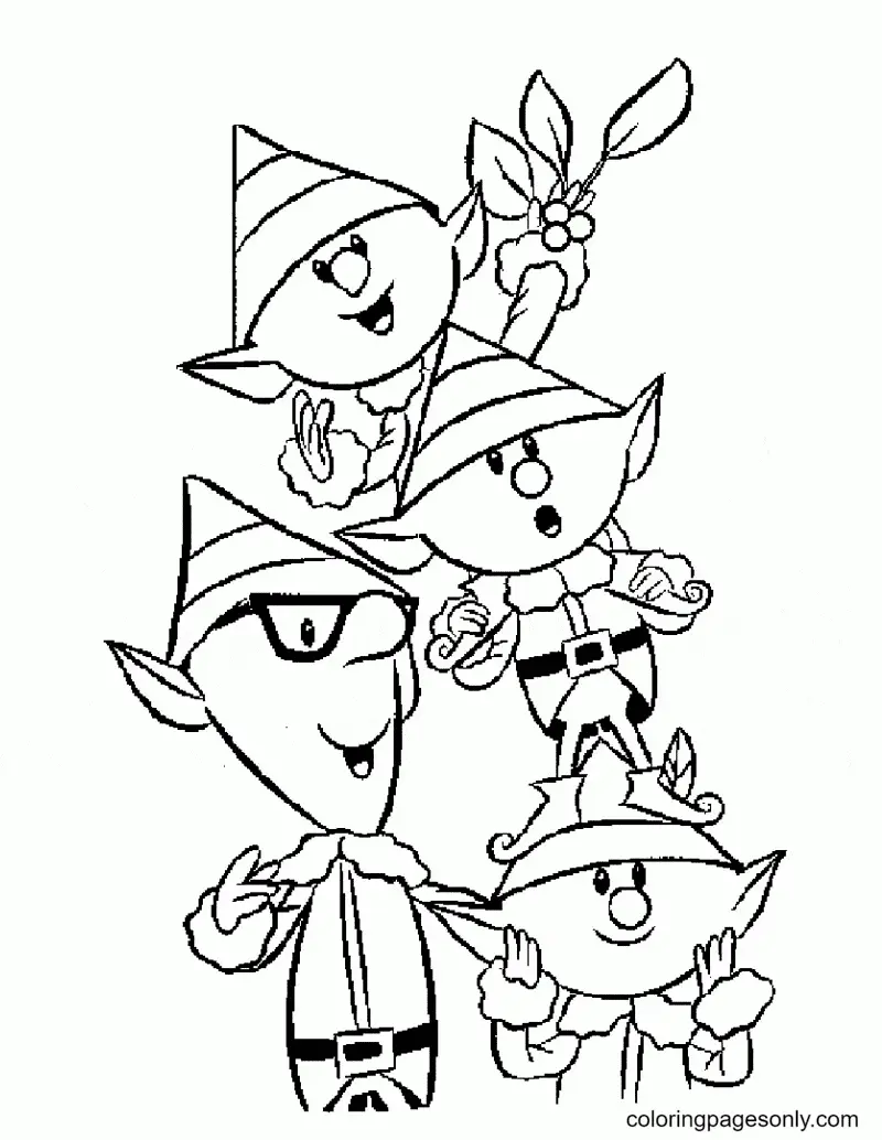 Desenhos de Duende Para Colorir 68