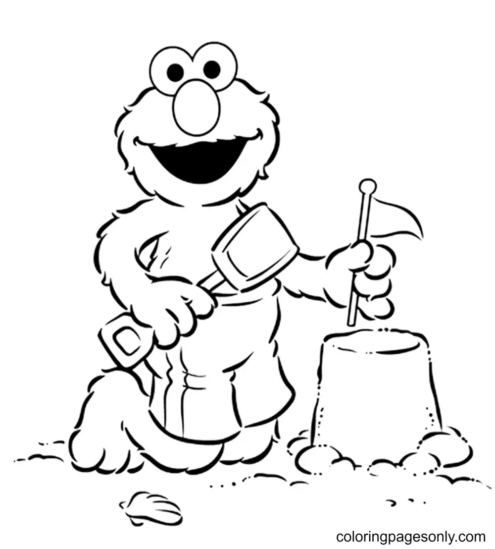 Elmo Coloring Pages 4