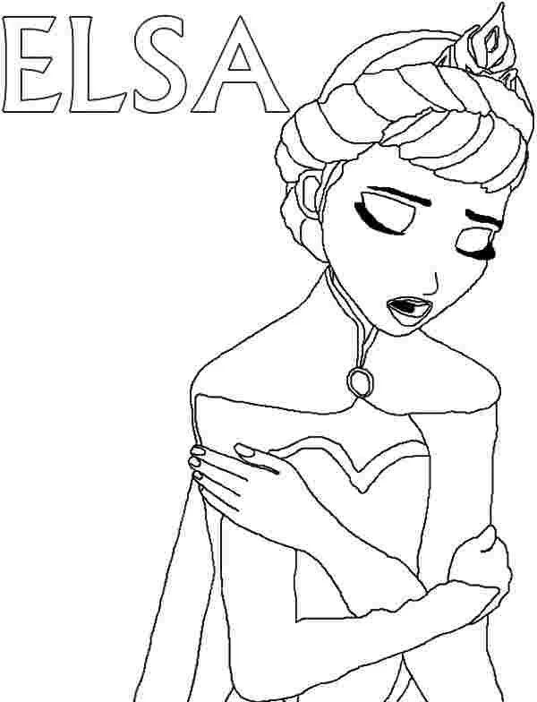Elsa Coloring Pages
