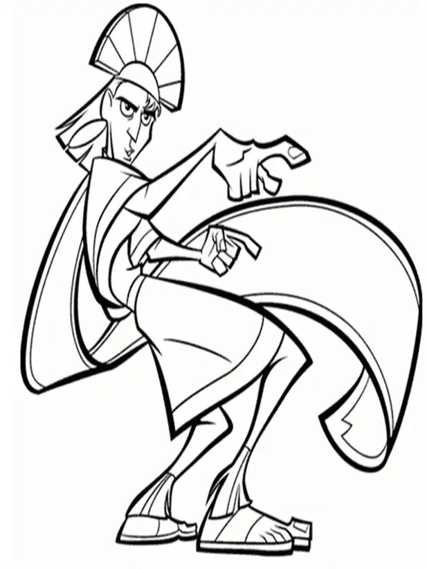 Desenhos de A Nova Onda Do Imperador Para Colorir 12