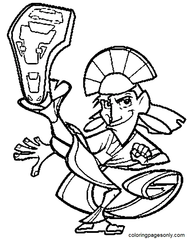 Desenhos de A Nova Onda Do Imperador Para Colorir 19
