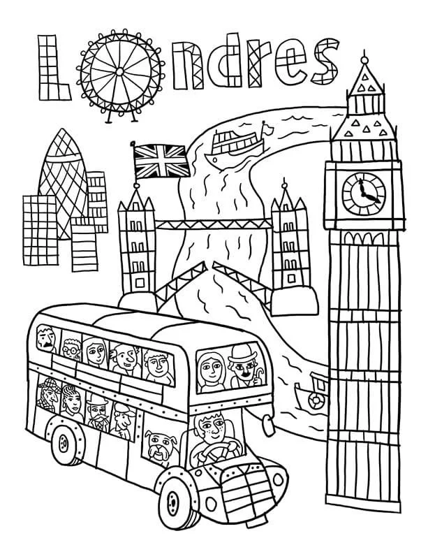 England Coloring Pages 41