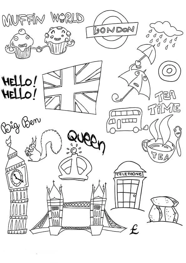 England Coloring Pages 85